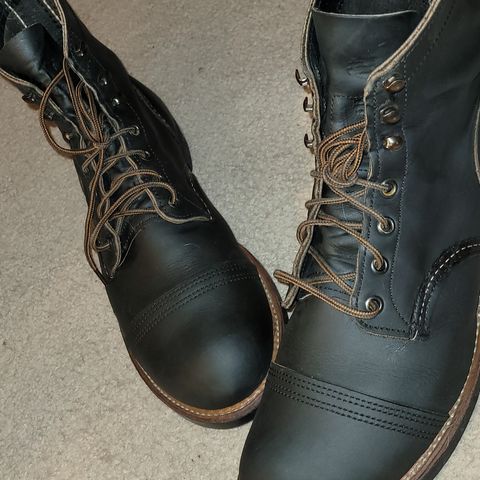 Red Wing Iron Ranger in S.B. Foot Charcoal Rough and Tough