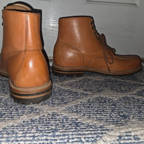 Grant Stone Brass Boot in Horween Tan Essex