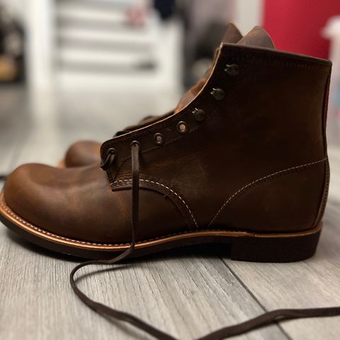 Red Wing Blacksmith in S.B. Foot Copper Rough and Tough