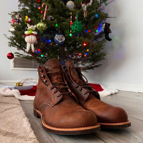 Red Wing Blacksmith in S.B. Foot Copper Rough and Tough