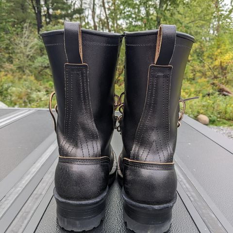 Nicks MTO in Horween Black Waxed Flesh