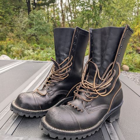 Nicks MTO in Horween Black Waxed Flesh