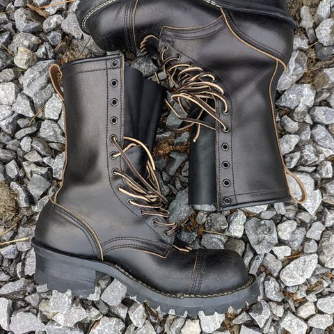 Nicks MTO in Horween Black Waxed Flesh