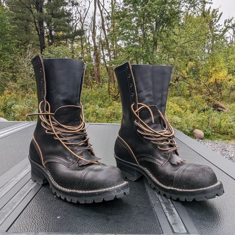 Nicks MTO in Horween Black Waxed Flesh