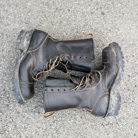 Nicks MTO in Horween Black Waxed Flesh