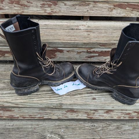 Nicks MTO in Horween Black Waxed Flesh