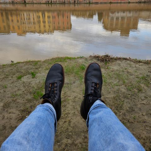 Red Wing Beckman Flatbox in S.B. Foot Black Klondike