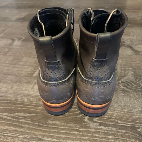 Nicks Falcon in Horween Charcoal Cypress