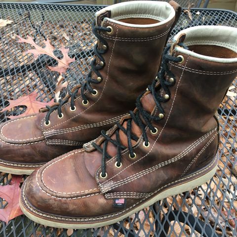Thorogood 8" Moc Toe in Seidel Trail Crazy Horse