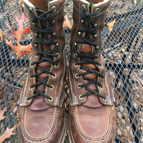 Thorogood 8" Moc Toe in Seidel Trail Crazy Horse