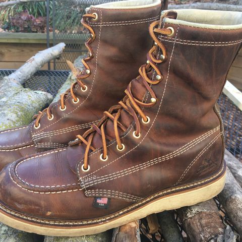 Thorogood 8" Moc Toe in Seidel Trail Crazy Horse