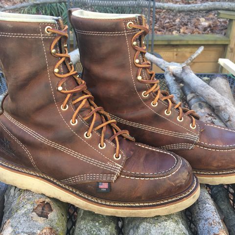 Thorogood 8" Moc Toe in Seidel Trail Crazy Horse