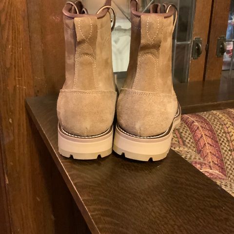 Rolling Dub Trio Forester II Boot in Nakamura Sennosuke Shoten Dark Beige Suede