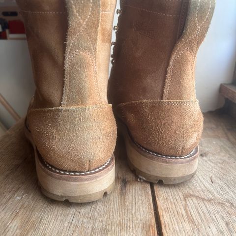 Rolling Dub Trio Forester II Boot in Nakamura Sennosuke Shoten Dark Beige Suede