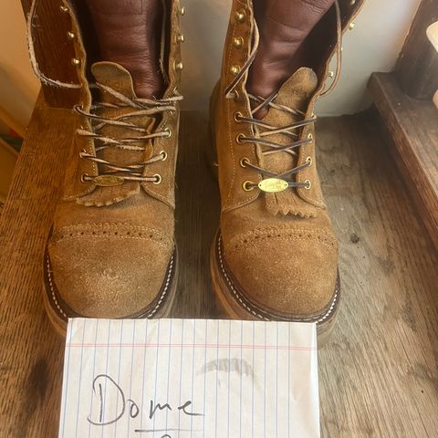 Rolling Dub Trio Forester II Boot in Nakamura Sennosuke Shoten Dark Beige Suede