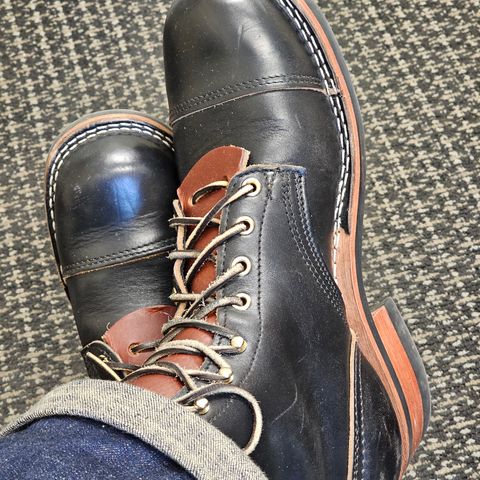 Nicks Robert in Horween Black Chromexcel