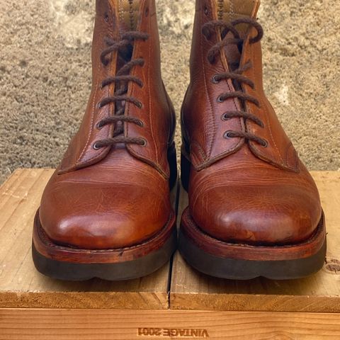 Anastazi Service Boot in Whiskey Veg-Tanned Calfskin