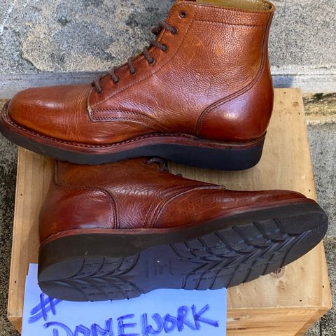 Anastazi Service Boot in Whiskey Veg-Tanned Calfskin