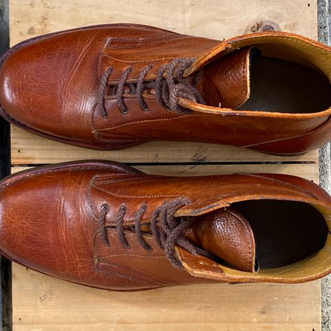 Anastazi Service Boot in Whiskey Veg-Tanned Calfskin