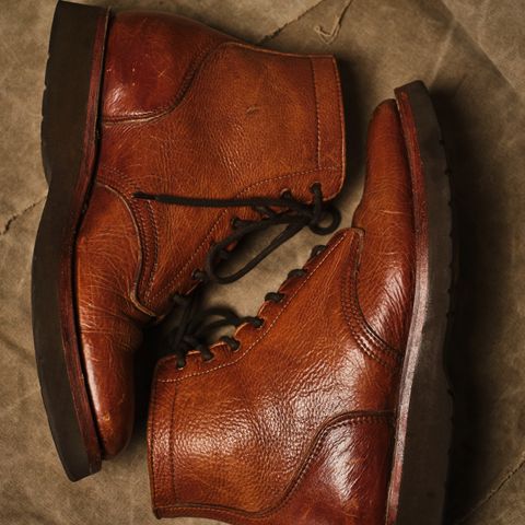 Anastazi Service Boot in Whiskey Veg-Tanned Calfskin