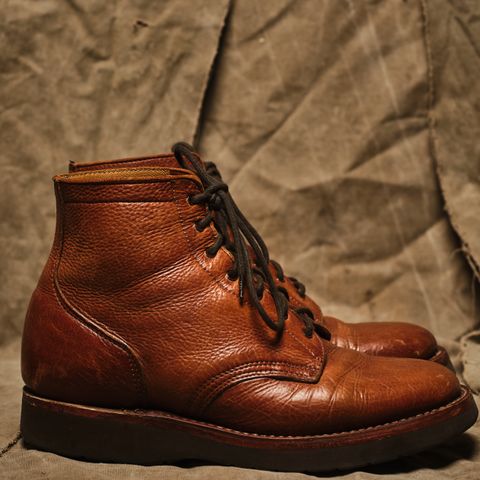 Anastazi Service Boot in Whiskey Veg-Tanned Calfskin