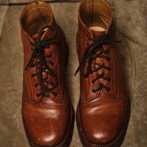 Anastazi Service Boot in Whiskey Veg-Tanned Calfskin
