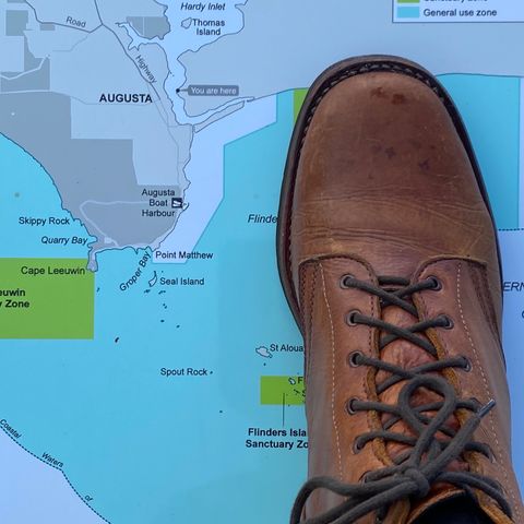 Anastazi Service Boot in Whiskey Veg-Tanned Calfskin
