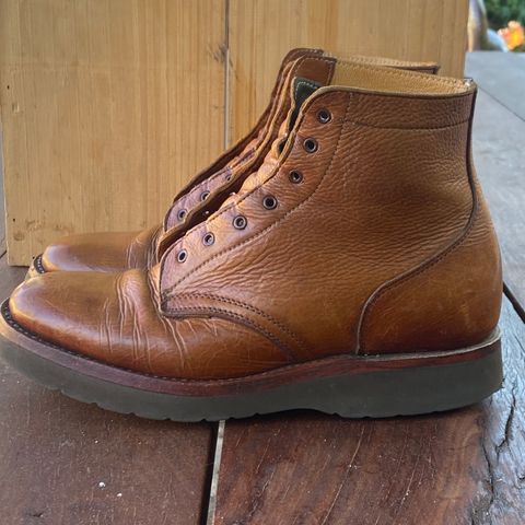 Anastazi Service Boot in Whiskey Veg-Tanned Calfskin