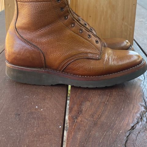 Anastazi Service Boot in Whiskey Veg-Tanned Calfskin