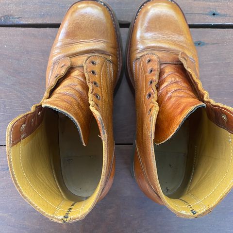 Anastazi Service Boot in Whiskey Veg-Tanned Calfskin