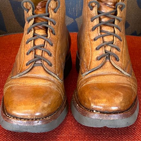 Anastazi Service Boot in Whiskey Veg-Tanned Calfskin