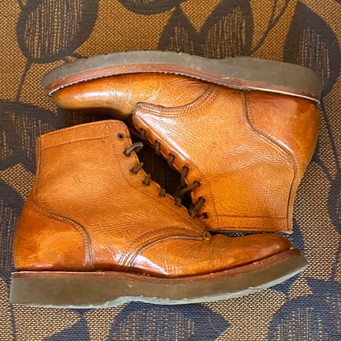 Anastazi Service Boot in Whiskey Veg-Tanned Calfskin