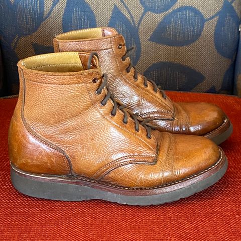 Anastazi Service Boot in Whiskey Veg-Tanned Calfskin