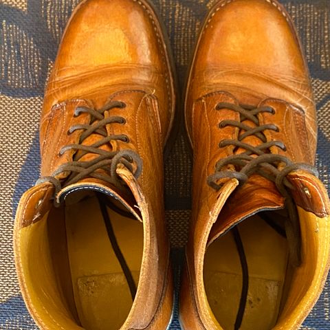 Anastazi Service Boot in Whiskey Veg-Tanned Calfskin