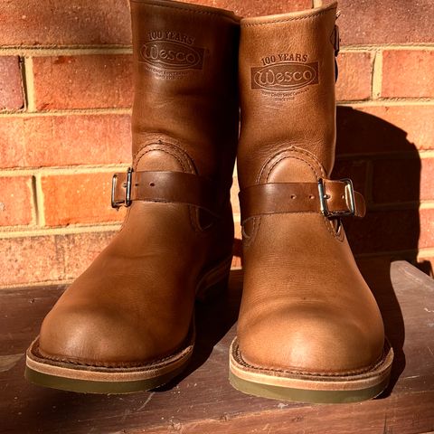 Wesco Boss Engineer Boot in Horween Natural Chromexcel