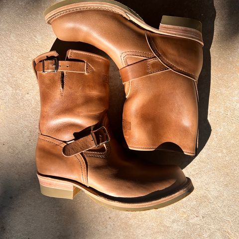 Wesco Boss Engineer Boot in Horween Natural Chromexcel