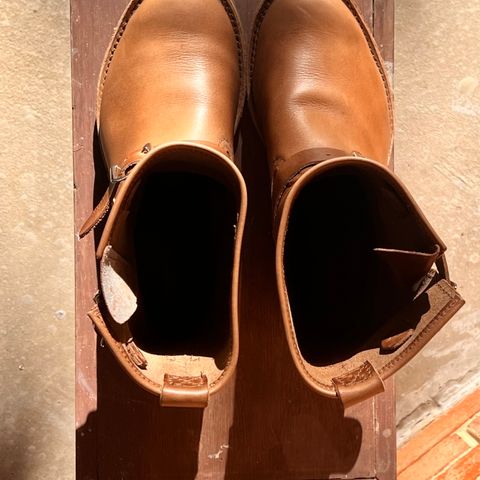 Wesco Boss Engineer Boot in Horween Natural Chromexcel