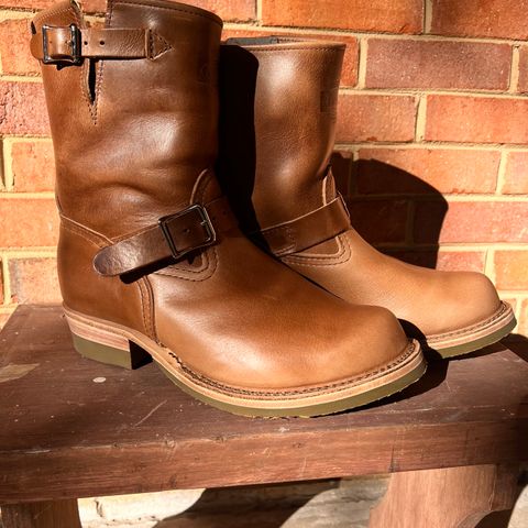 Wesco Boss Engineer Boot in Horween Natural Chromexcel