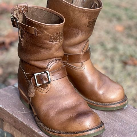 Search result thumbnail of Wesco Boss Engineer Boot in Horween Natural Chromexcel