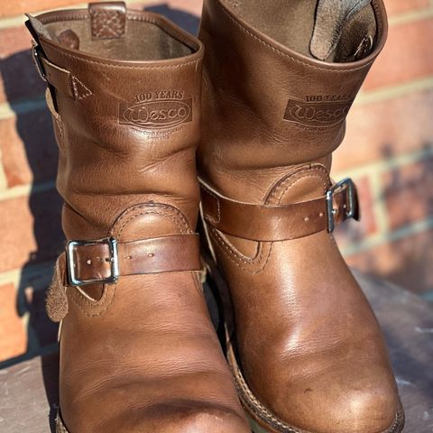 Wesco Boss Engineer Boot in Horween Natural Chromexcel