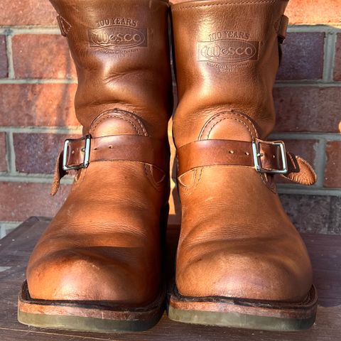 Wesco Boss Engineer Boot in Horween Natural Chromexcel