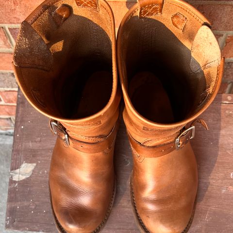Wesco Boss Engineer Boot in Horween Natural Chromexcel