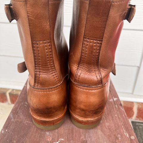 Wesco Boss Engineer Boot in Horween Natural Chromexcel