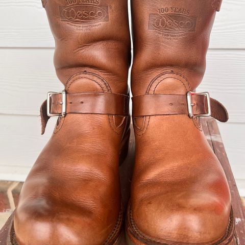 Wesco Boss Engineer Boot in Horween Natural Chromexcel
