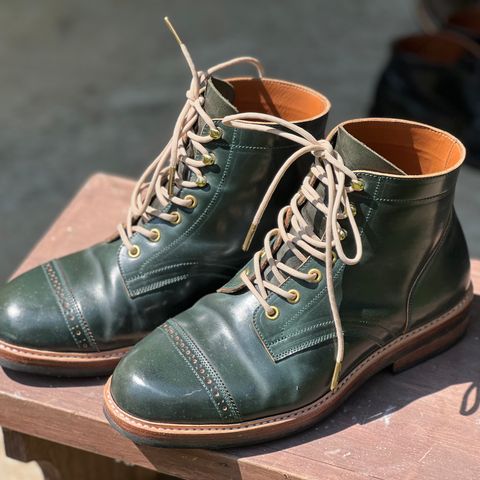 Search result thumbnail of Junkard SC2089 in Rocado Green Shell Cordovan