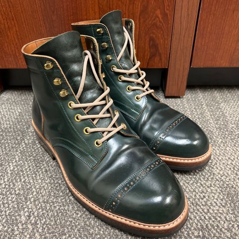 View photo of Junkard SC2089 in Rocado Green Shell Cordovan