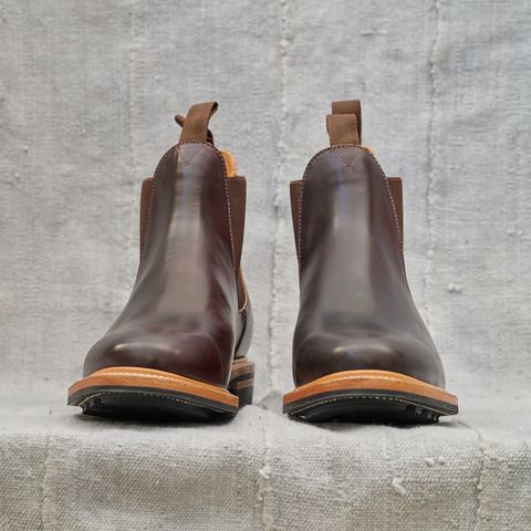 Viberg Chelsea in Horween Color 8 Shell Cordovan