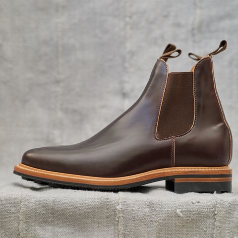Viberg Chelsea in Horween Color 8 Shell Cordovan