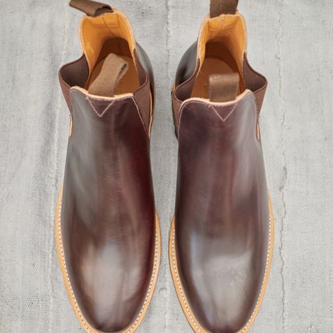 Viberg Chelsea in Horween Color 8 Shell Cordovan