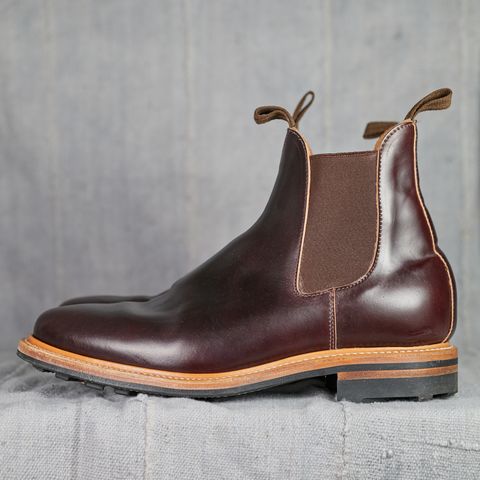 View photo of Viberg Chelsea in Horween Color 8 Shell Cordovan